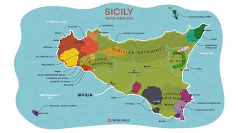 Sicily Wine Regions | Wine Folly