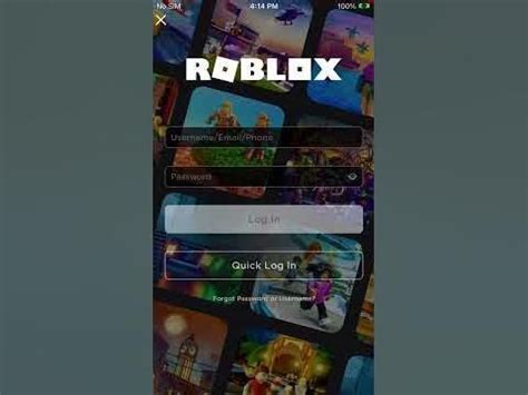 the roblox app is displayed on an iphone's screen, displaying images and text