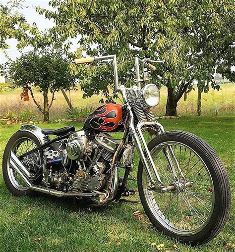 Harley Davidson Panhead, Davidson Bike, Classic Harley Davidson, Panhead Bobber, Harley Bobber ...