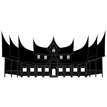 Gadang House Vector Art PNG Images | Free Download On Pngtree