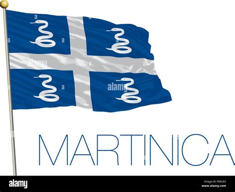 Snake flag of martinique Stock Vector Images - Alamy