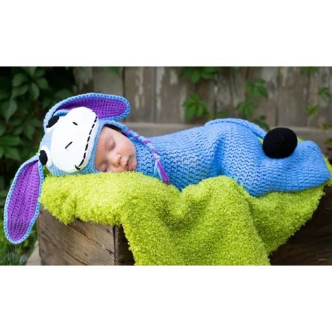 Baby Crochet Cocoon Donkey Costume