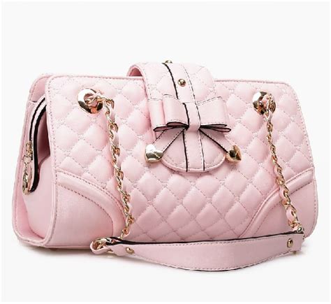 [gryxh32060034]sweet Pink Cute Lace Bowknot Paillette Handbag Bag on Luulla