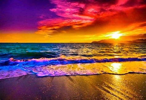 Sunset Ocean Rainbow Wallpapers - Wallpaper Cave