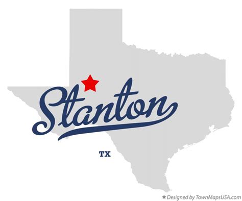 Map of Stanton, TX, Texas