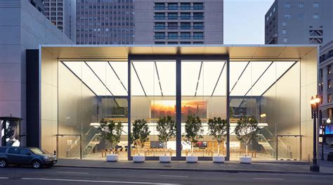 Apple retail store San Francicso: all-glass design - seele