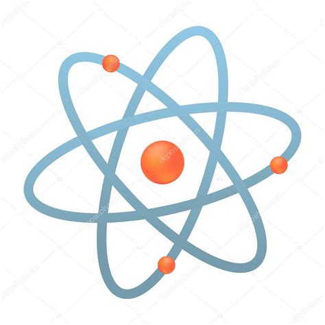 Atom, logo, vector illustration — Stock Vector © irkast #100531948