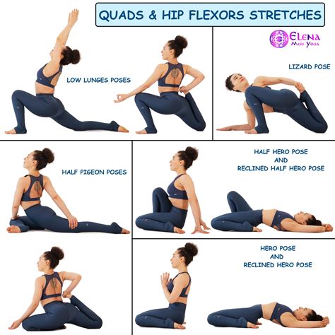 QUADS AND HIP FLEXORS STRETCHES – Elena Miss Yoga