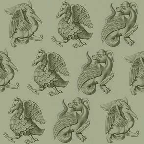 Gargoyle Fabric, Wallpaper and Home Decor | Spoonflower Dark Wallpaper, Fabric Wallpaper, Gothic ...