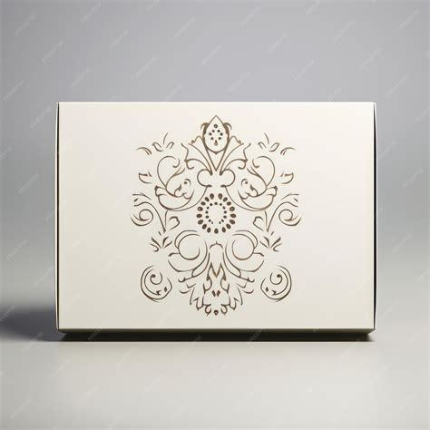 Premium Photo | Template of cardboard box design