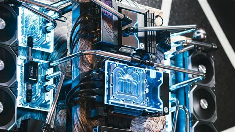 This wall-mounted gaming PC is a metal-tubing masterclass