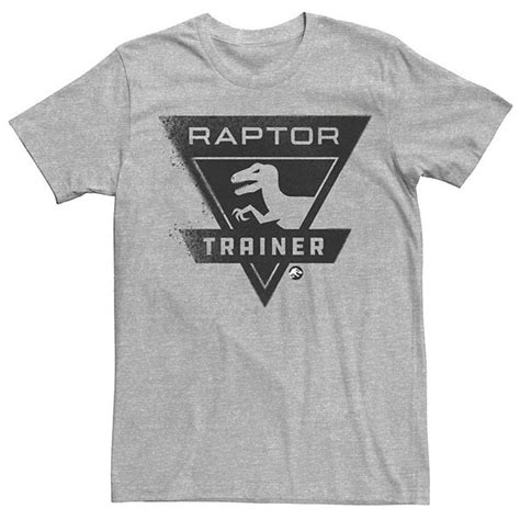 Men's Jurassic World Raptor Trainer Simple Logo Tee