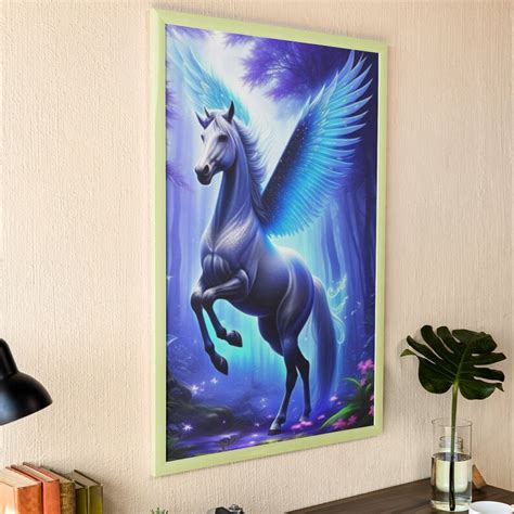 PRINTABLE Fantasy Art Pegasus Mythological Character Hyper Realism High Quality Digital Download ...