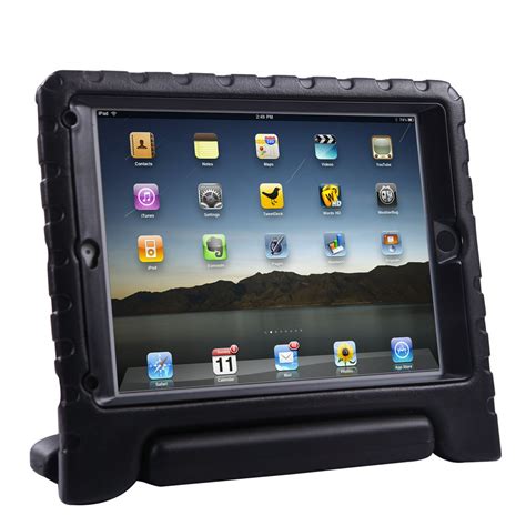 HDE iPad Air Bumper Case for Kids Shockproof Hard Cover Handle Stand with Built in Screen ...