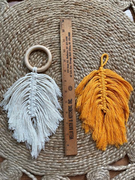 Macrame Feathers | Etsy