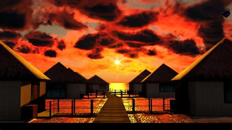 Bora Bora sunset | Amazing sunsets, Beautiful places to visit, Beautiful places