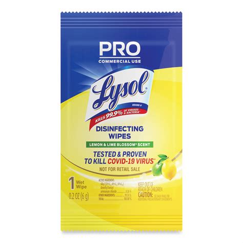 LYSOL, Packet, 300 ct Container Size, Disinfecting Wipes - 796AM8|19200 ...