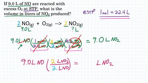 Volume To Volume Stoichiometry Examples