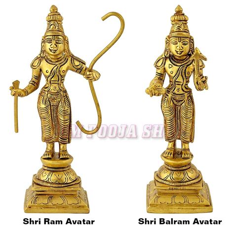 Dasavatharam of Lord Vishnu Statues in Brass Buy online USA