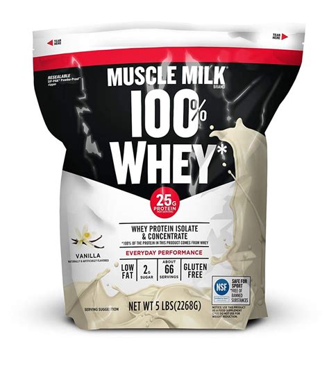 Muscle Milk Vanilla Whey Protein Powder | Registered Dietitian's Favorite Protein Powders ...