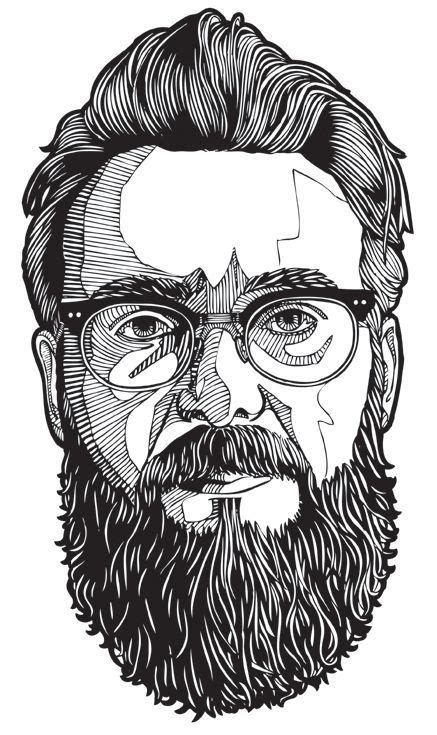 Vector Portraits | Line Portraits by Danilo Agutoli | Check out more great content at: www ...