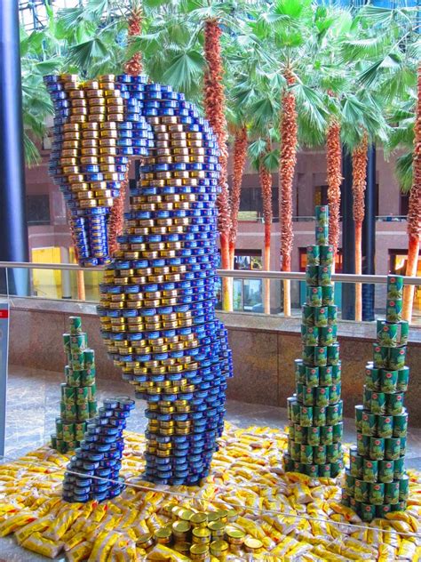 Simply Creative: Canned Food Sculptures of Canstruction