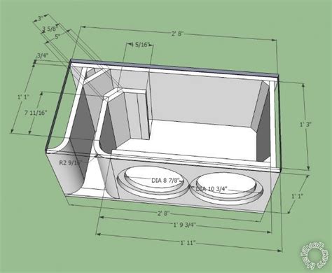 Subwoofer speaker enclosure design - pohhp