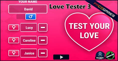 Love Tester 3 | Play the Game for Free on PacoGames