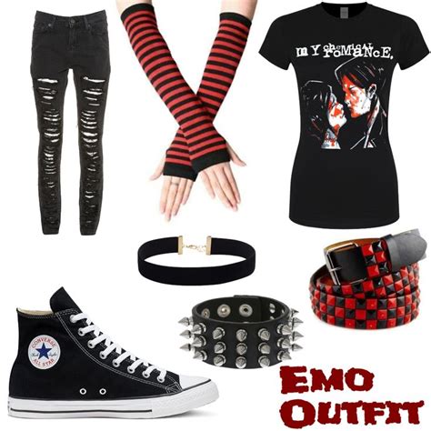 Here is a simple emo outfit!! I actually want to get this outfit x3 ...