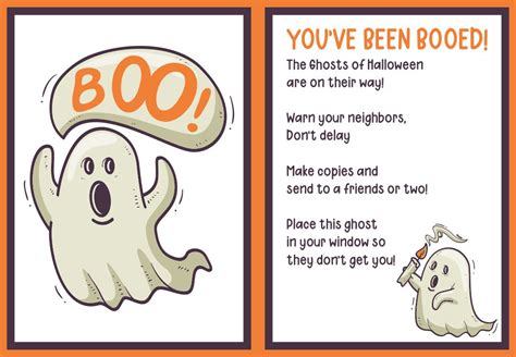 Halloween Boo Game - 15 Free PDF Printables | Printablee