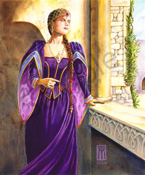 Queen Guinevere role playing game print