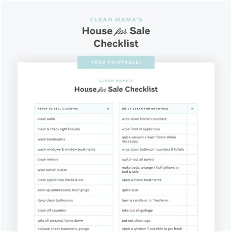 Free Printable : Moving Checklist | LaptrinhX