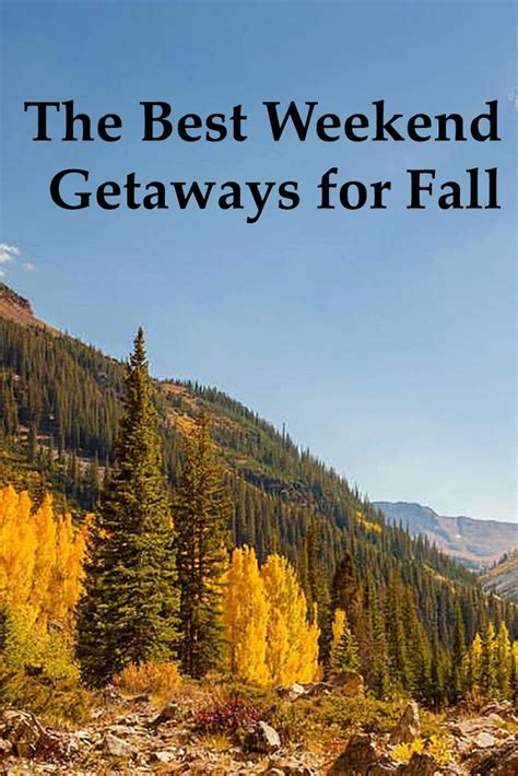 Best Fall Weekend Getaways in the U.S. | Oyster.com