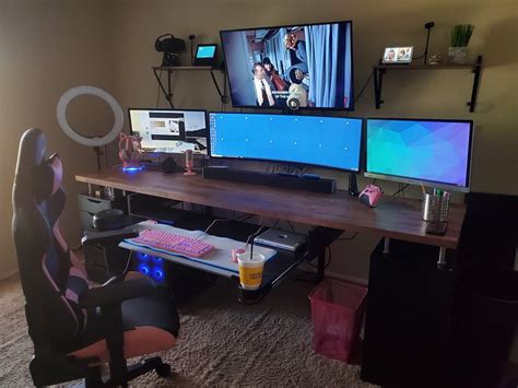 49 Inch Monitor Setup : battlestations