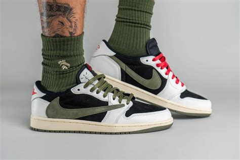 Travis Scott x Air Jordan 1 Low 'Olive' will release in March 2023