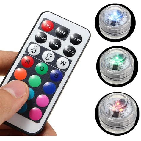 2pcs 21 Keys Infrared Remote Control for 1.5V RGB LED Light Bulb Colorful Round Candle Bulb ...