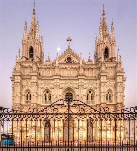 The Santa Ana Cathedral in El Salvador. Impressive Neo-Gothic Church