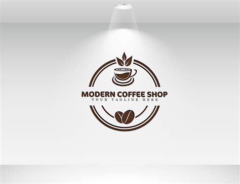 Modern Coffee Shop - Logo Design. by Tanvir Onik94 on Dribbble