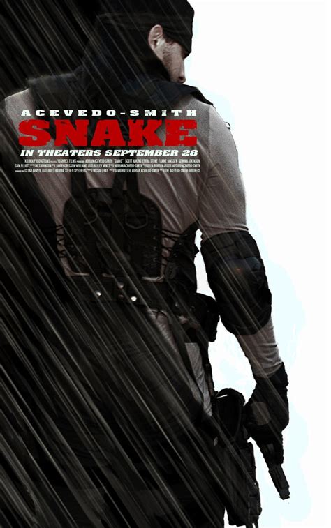 Metal Gear Solid Movie Poster - SNAKE by Godzillarex on DeviantArt