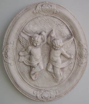 Cherub Plaque Wall Plaques Garden Ornaments ::. Yard Art Garden Ornaments ::. Concrete Ornaments ...