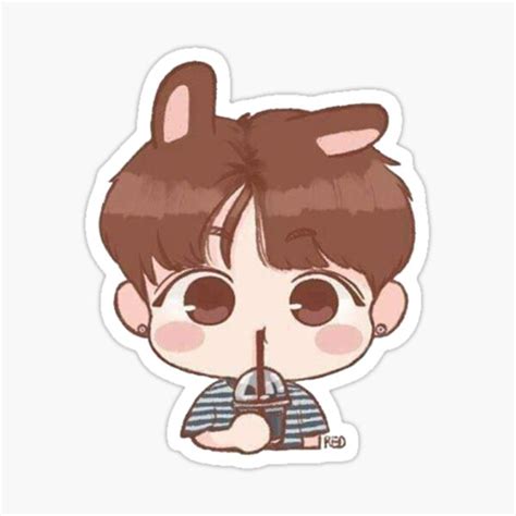 "BTS Chibi " Sticker by antiart009 | Redbubble