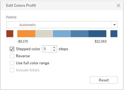 Color Palettes and Effects - Tableau