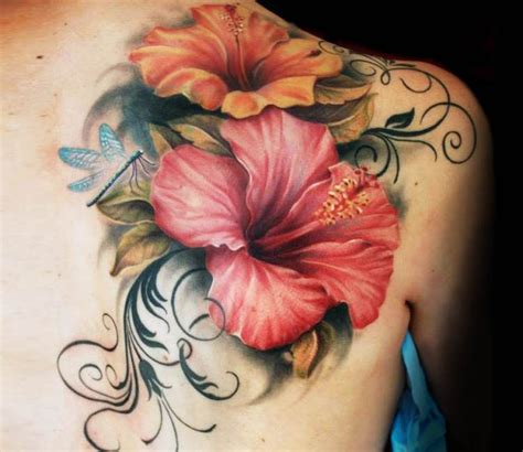 36++ Astonishing Hibiscus flower tattoo cover up image ideas