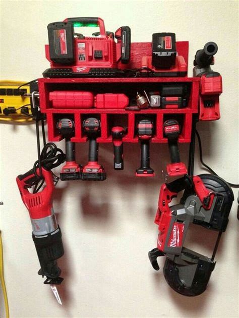 40 Best Cordless Drill Organizer 8 | Garage storage organization, Power tool storage, Tool storage