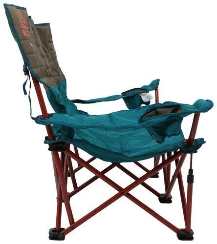 Kelty Low Loveseat Camp Chair - 13-1/2" Tall Seat - Teal and Brown Kelty Camping Chairs KE84AR