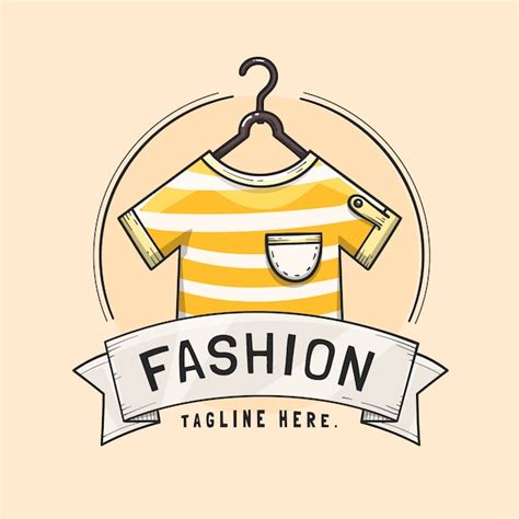 Free Vector | Hand drawn clothing store logo design