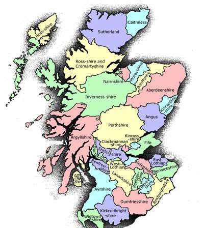 Images and Places, Pictures and Info: scotland mountains map