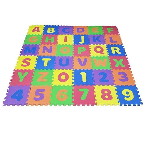 Floor Mats - Alphabet and Numbers - Foam Mats | Edutoys.lk