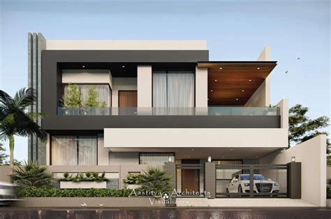 Modern Villa Elevation Design : Modern Villa Residential Elevation Design 3d Warehouse : For ...