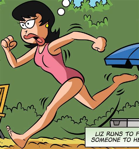 [Garfield] Swimsuit Liz Wilson Runs To The Sight by TheReedster on ...